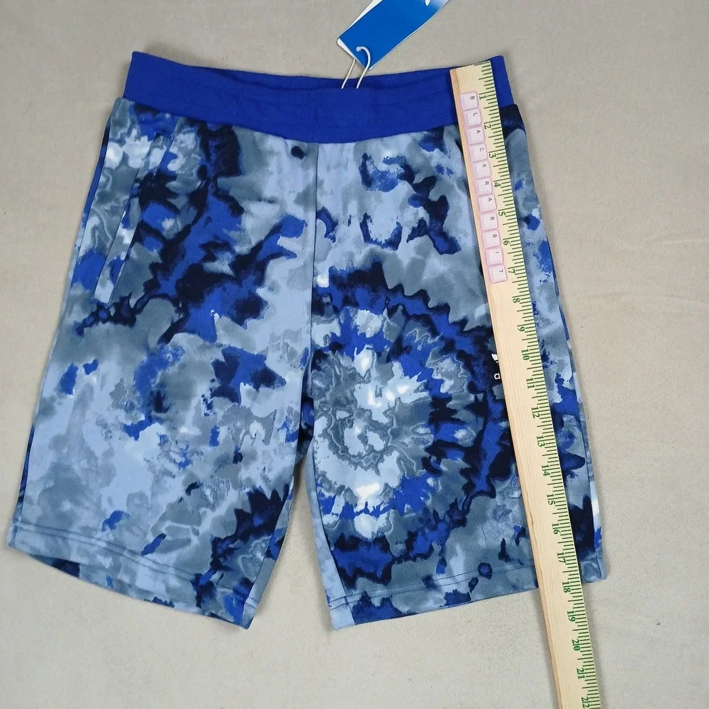Adidas Boys Size‎ Large Team Royal Blue Athletic Big Kids TD AOP Shorts NWT $32